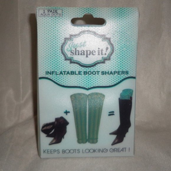 NEW = JUST SHAPE IT Inflatable Boot Shapers - Picture 1 of 5